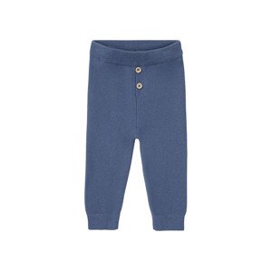 lupilu Chlapecké pletené kalhoty BIO (74/80, modrá)