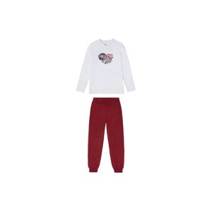 pepperts Chlapecké pyžamo (122/128, bílá/červená)