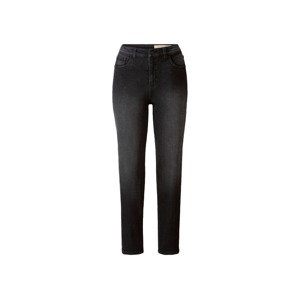 esmara® Dámské džíny s BIO bavlnou "Mom Fit" (38, černá)