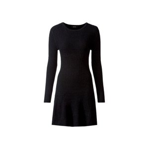 esmara® Dámské úpletové šaty (adult#female#Ne, S (36/38), černá)