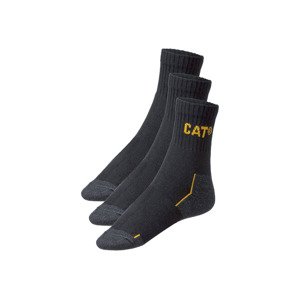 Caterpillar Pánské pracovní ponožky, 3 páry (43/46, černá)