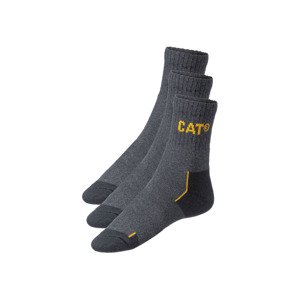 Caterpillar Pánské pracovní ponožky, 3 páry (43/46, antracitová)