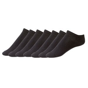 esmara® Dámské nízké ponožky BIO, 7 párů (adult#female, 39/42, černá)