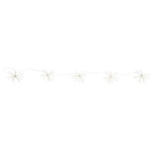 LIVARNO home Světelný LED řetěz (5x květ pampelišky, studená bílá)
