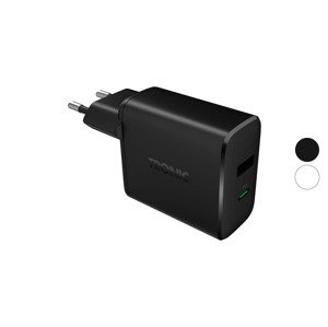 TRONIC Duální USB nabíječka, 30 W, USB-C PD, US