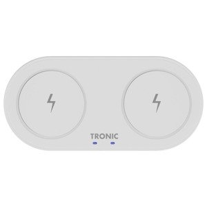 Tronic® Bezdrátová duální nabíječka Qi®, 20 W (bílá)