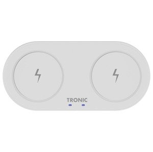 TRONIC® Bezdrátová duální nabíječka Qi®, 20 W (bílá)