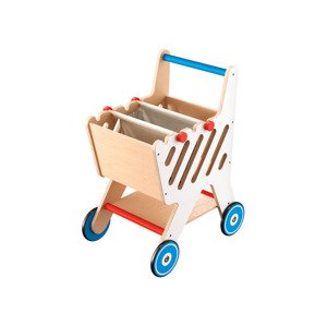 Playtive Dřevěný toaletní stolek / Nákupní vozík  (nákupní vozík)