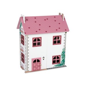 Playtive Dřevěný domeček pro panenky (světle růžová)
