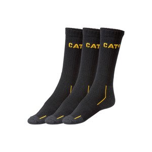 Caterpillar Pánské pracovní ponožky, 3 páry (39-42, šedá)