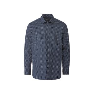 Nobel League Pánská business košile "Super Slim Fit" (, 38, vzor/modrá)