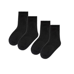 pepperts Dívčí termo ponožky, 2 páry (39/42, černá)
