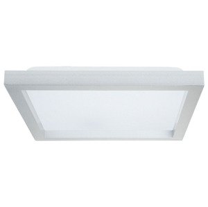 LIVARNO home Nástěnné / Stropní LED svítidlo (stříbrný rámeček a bílé stínidlo)