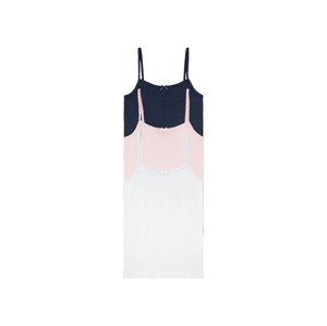pepperts!® Dívčí košilka se špagetovými ramínky / t (child#female#ne, 146/152, tmavě modrá / růžová / bílá)