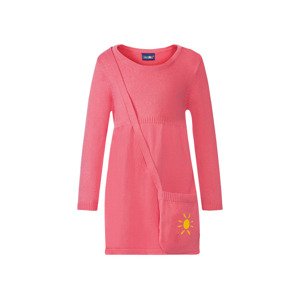 lupilu® Dívčí úpletové šaty (child#female#ne, 110/116, korálová)