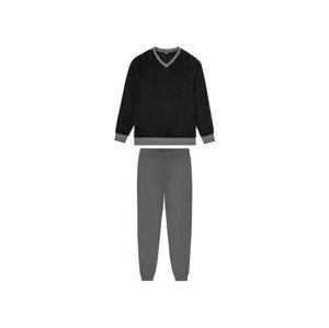 LIVERGY Pánské pyžamo (, L (52/54), černá/pruhovaná)