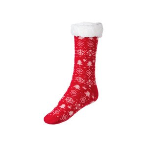 esmara Dámské vánoční ponožky (35/38, vzor/červená)