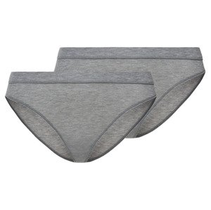 esmara Dámské kalhotky, 2 kusy (XS (32/34), šedá)