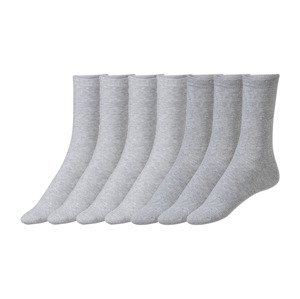 esmara® Dámské ponožky BIO, 7 párů (adult#female, 35/38, světle šedá)