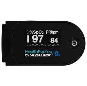 SILVERCREST Pulzní oxymetr s Bluetooth® SPO 55