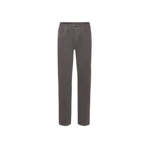LIVERGY® Pánské manšestrové kalhoty „Straight Fit (60, šedá)