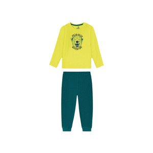 lupilu Chlapecké pyžamo (110/116, žlutá/zelená)