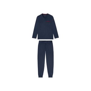 LIVERGY® Pánské pyžamo (male, M (48/50), námořnická modrá)