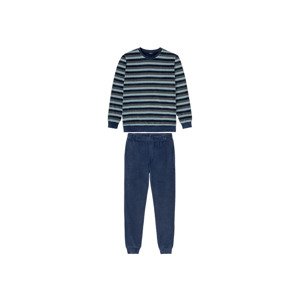 LIVERGY® Pánské pyžamo (S (44/46), navy modrá / proužkovaná)