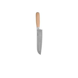 ERNESTO® Kuchyňský nůž / Sada kuchyňských nožů (Santoku nůž s bambusovou rukojetí)