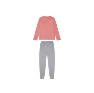 esmara Dámské pyžamo (XS (32/34), růžová/šedá)