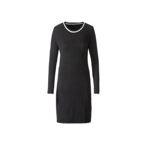 esmara® Dámské úpletové šaty (adult#female, XS (32/34), černá)