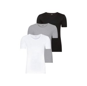 LIVERGY® Pánské spodní triko XXL, 3 kusy (adult#male#ne, 9/3XL, černá/zelená/bílá)