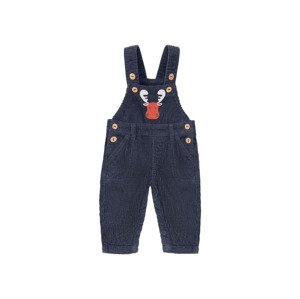 lupilu Dětské kalhoty s laclem / Dětské šaty s  (, 56, navy modrá)