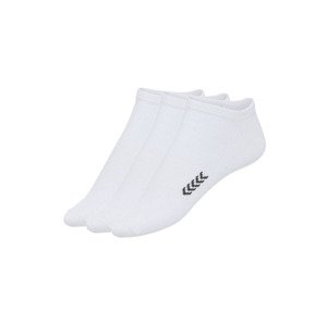Hummel Dámské / Pánské nízké ponožky, 3 páry (36-40, bílá)