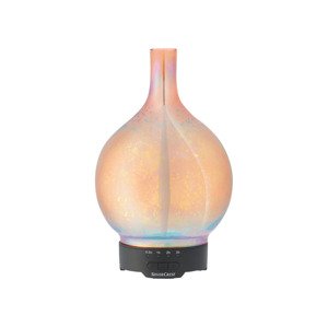 SILVERCREST® Ultrazvukový skleněný aroma difuzér (růžovo-zlatá)