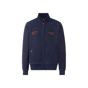 LIVERGY® U.S. Grand Polo Pánská fleecová mikina (adult#male#ne, L (52/54), navy modrá)