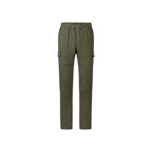 LIVERGY Pánské cargo kalhoty (46, zelená)