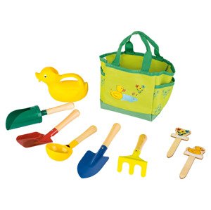 Playtive Dětská taška se zahradním náčiním (zelená)