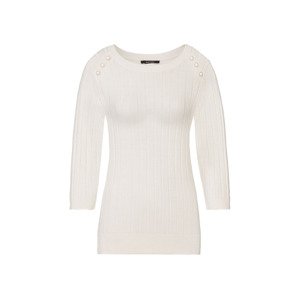 esmara® Dámský úpletový svetr (female, M (40/42), bílá)