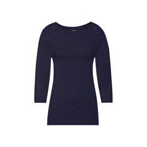 esmara® Dámský úpletový svetr (adult#female, L (44/46), tmavě modrá)