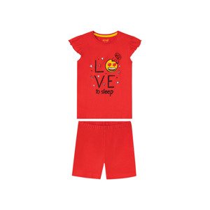 Dívčí pyžamo / noční košile BIO (98/104, červená)