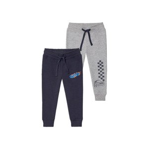 lupilu® Chlapecké tepláky, 2 kusy (child#male#ne, 110/116, šedá / navy modrá)