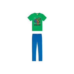 LEGO Dětské pyžamo  (child#male, 110/116, Ninjago zelená/modrá)