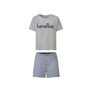 Benetton Dámské pyžamo (female, L, modrá/šedá)