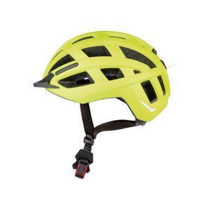 CRIVIT Cyklistická helma s koncovým světlem (M/L, zelená)