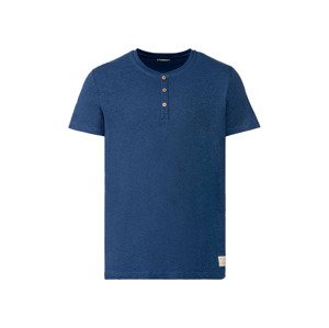 LIVERGY® Pánské triko s konopným vláknem (adult#male#ne, S (44/46), námořnická modrá)