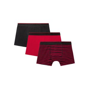 LIVERGY Pánské boxerky, 3 kusy (4/S, červená)