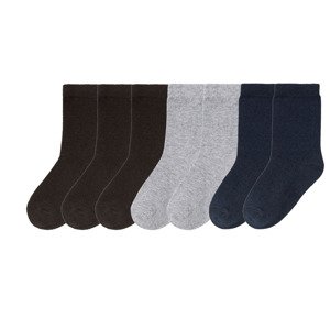 pepperts Chlapecké ponožky BIO, 7 párů (27/30, šedá / navy modrá / černá)