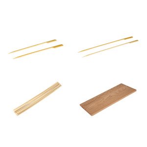 GRILLMEISTER Bambusové grilovací špízy / Desky na uze