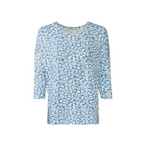 esmara® Dámské triko (adult#female#ne, S (36/38), vzorovaná/modrá)